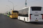 ۱۰۰۰ دستگاه اتوبوس دیگر به مرز مهران فرستاده شد