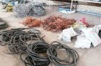 سارقان سابقه دار کابل برق و مخابرات در دام پلیس سراب